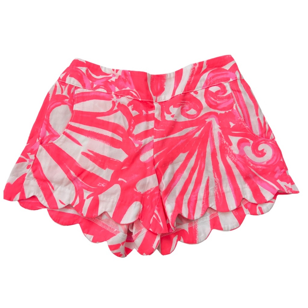 Lilly Pulitzer scalloped shorts, size: XS